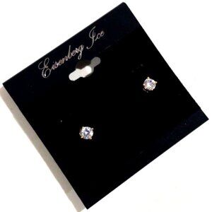 Eisenberg Ice Gold tone Sparkling Crystal Stud Earrings, Women's Fashion Jewelry